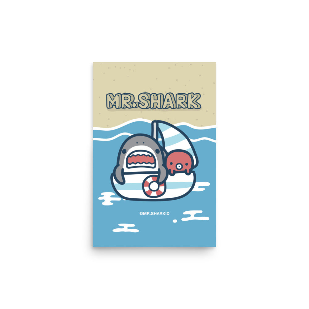Summer - Art Print, Mr.Shark