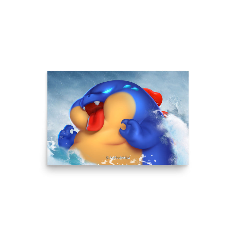 Blue - Art Print, JayRockArtist