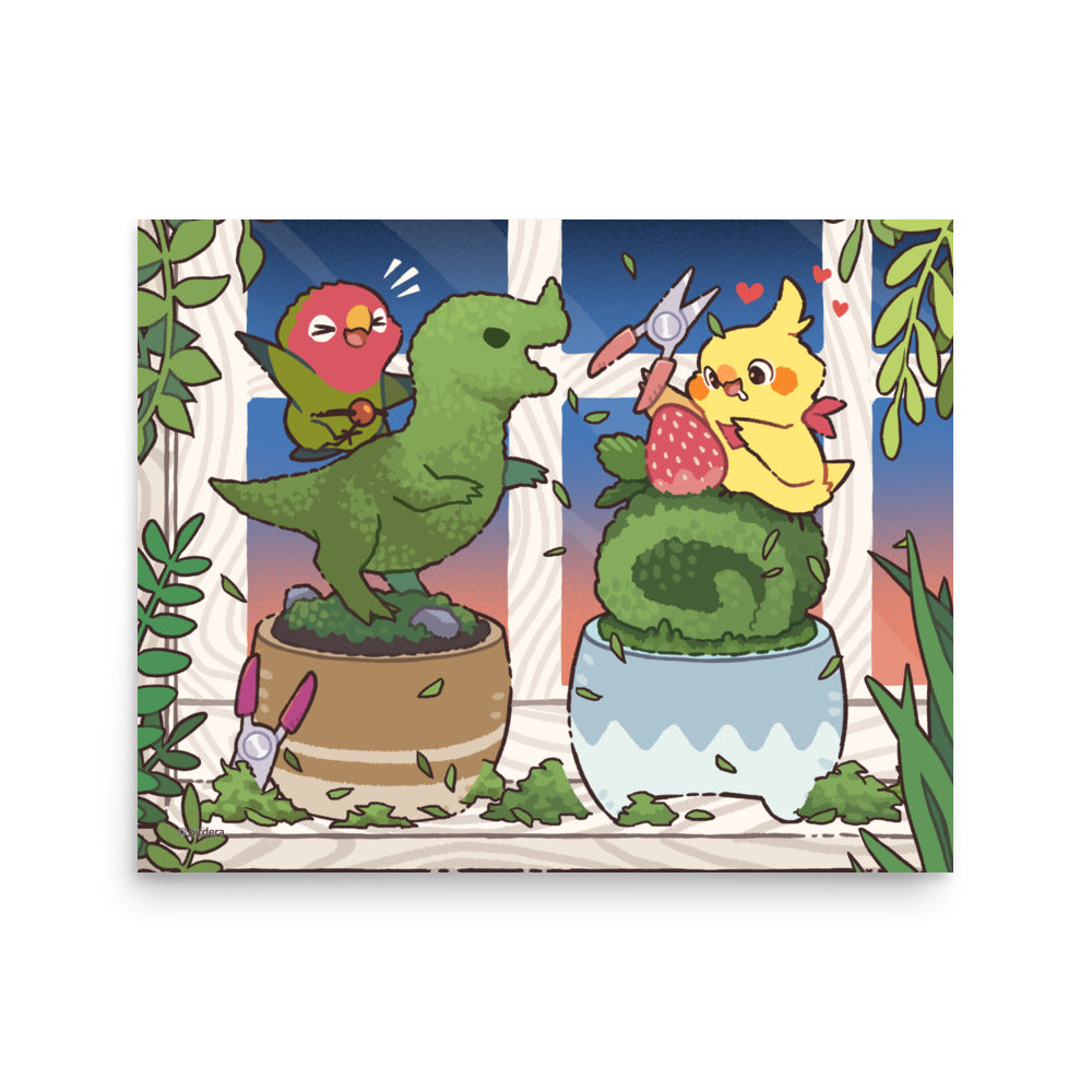 Tailler les feuilles - Impression d'art, BIRD ERA