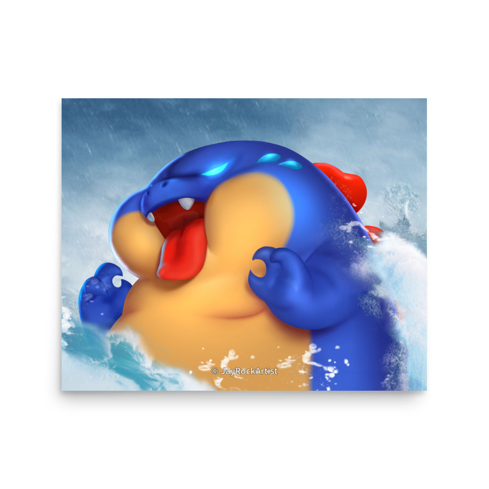 Blue - Art Print, JayRockArtist