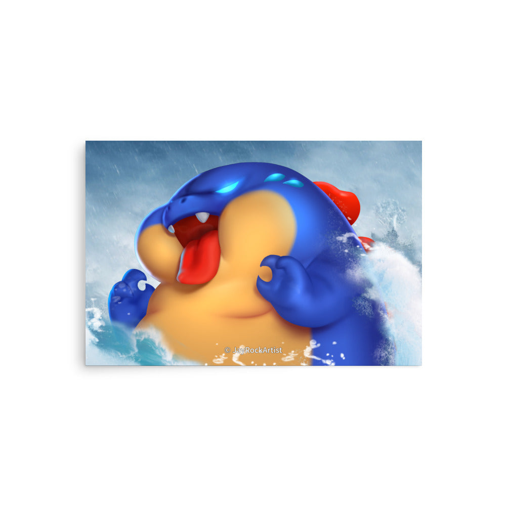 Blue - Art Print, JayRockArtist