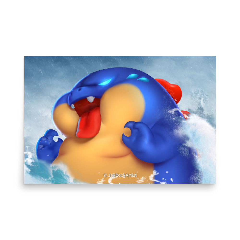 Blue - Art Print, JayRockArtist