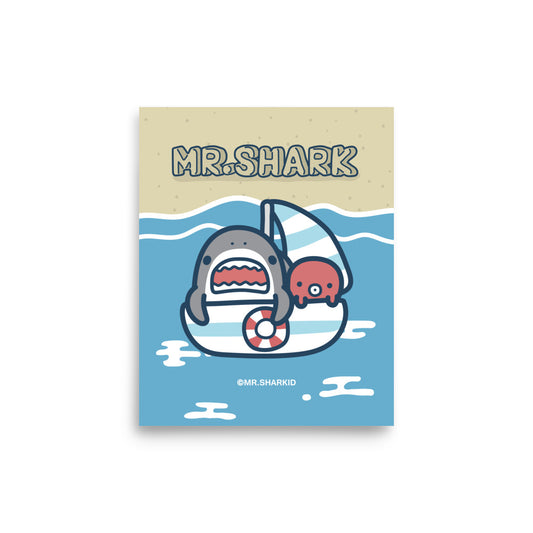Summer - Art Print, Mr.Shark