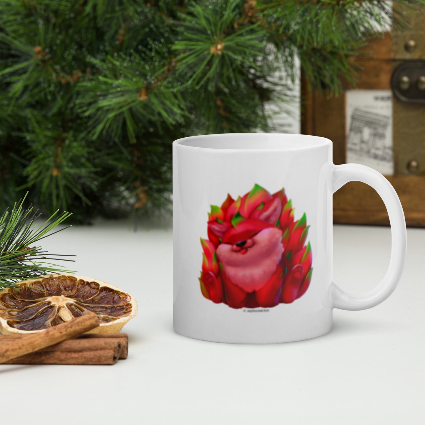 Pitaya Ninetales - Mug, JayRockArtist (Printful)