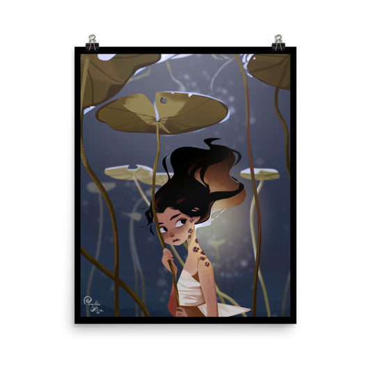 Feuille de lotus - Impression d'art, Paula Hsu