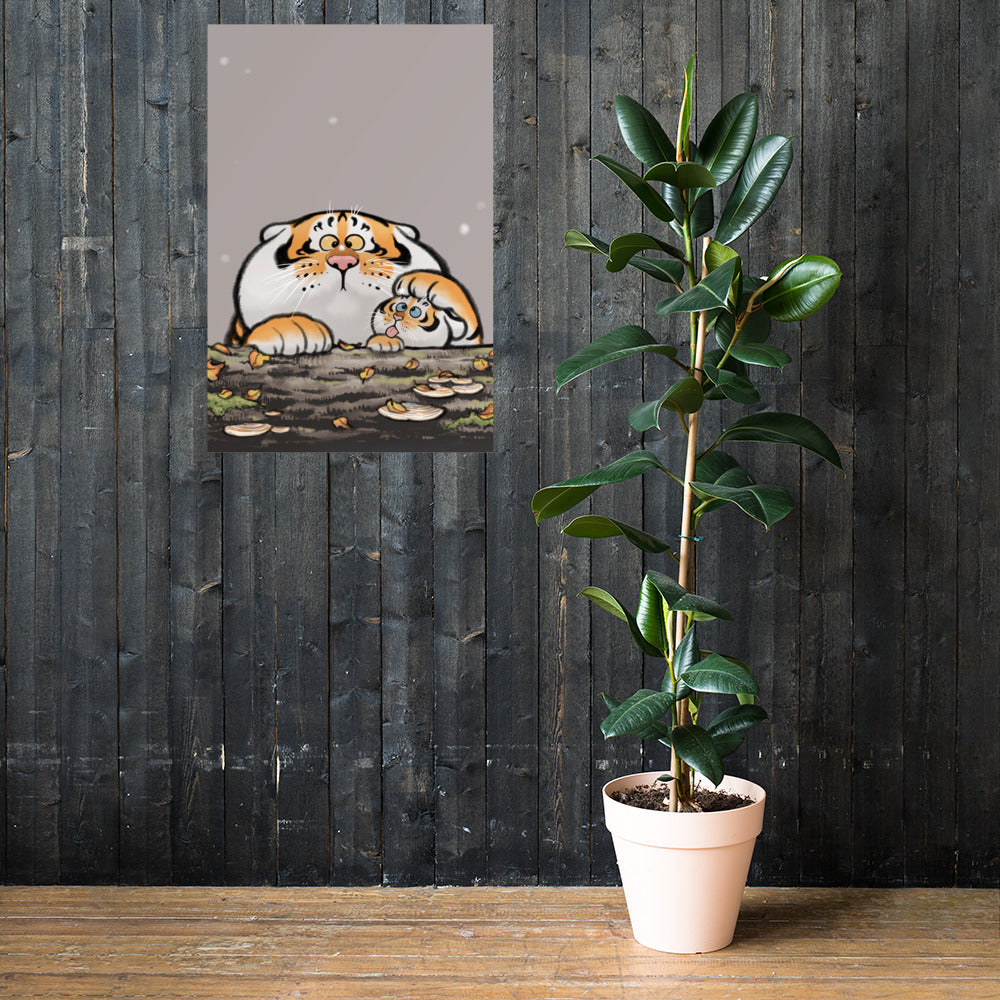 Neige mineure - Impression d'art