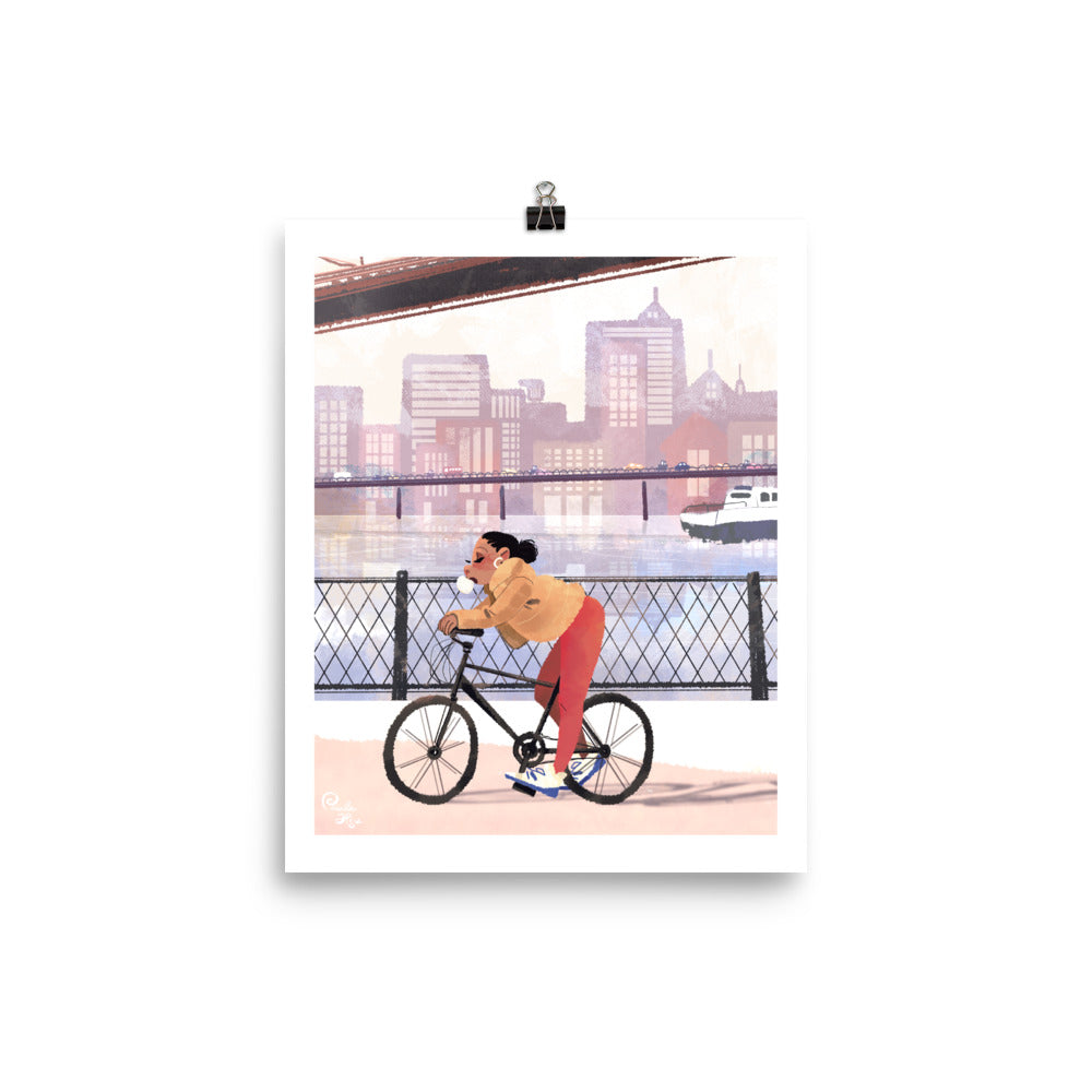 Bike - Art Print, Paula Hsu