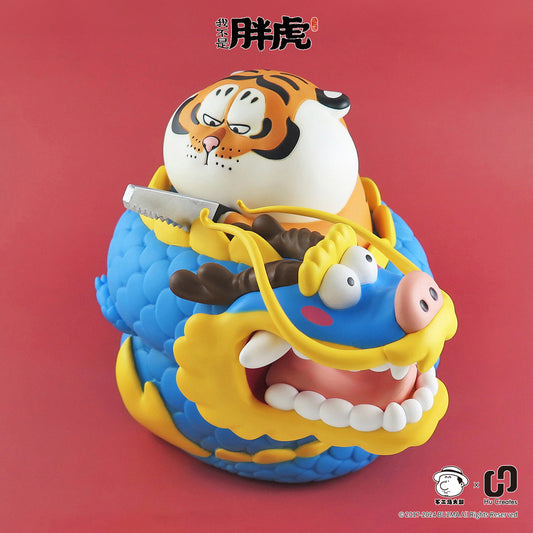 [NEW] Bu2ma - Fat Tiger Holding a saw and the Curled Dragon Piggy Bank