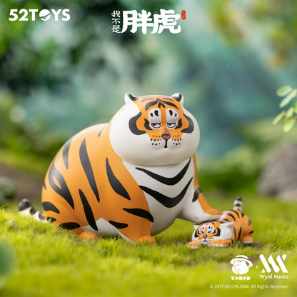 Fat Tiger Pang Hu &amp; Baby Série 2, boîte aveugle aléatoire, 6 modèles, Bu2ma x 52Toys