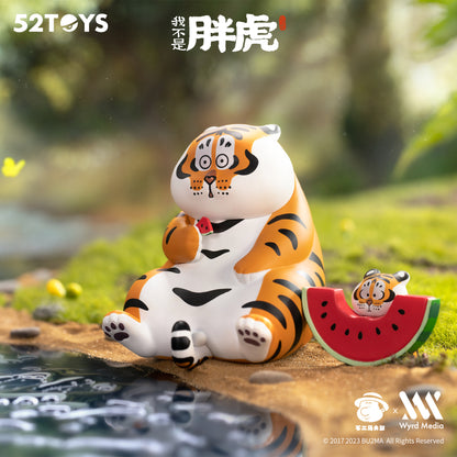 Fat Tiger Pang Hu &amp; Baby Série 2, boîte aveugle aléatoire, 6 modèles, Bu2ma x 52Toys