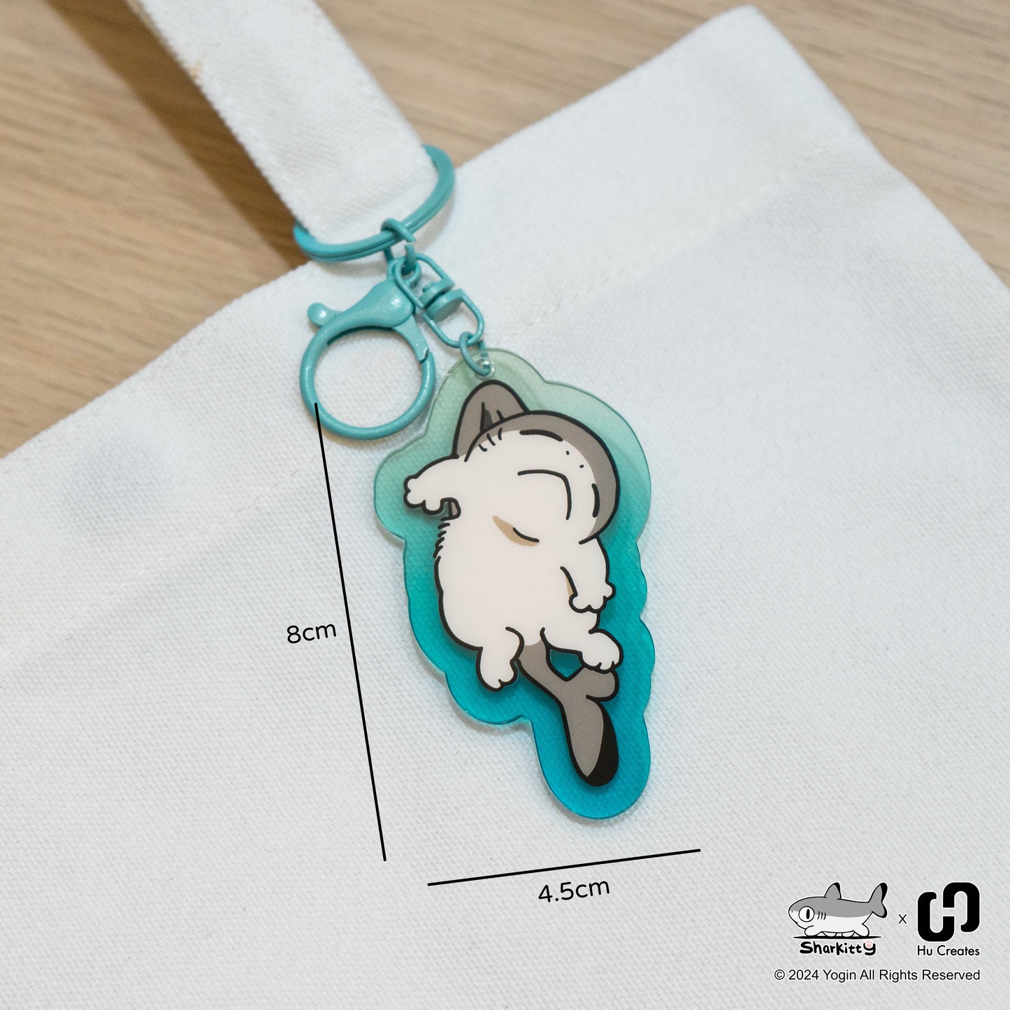 [New] Sharkitty Acrylic Key Chains - Gradient , Sharkitty