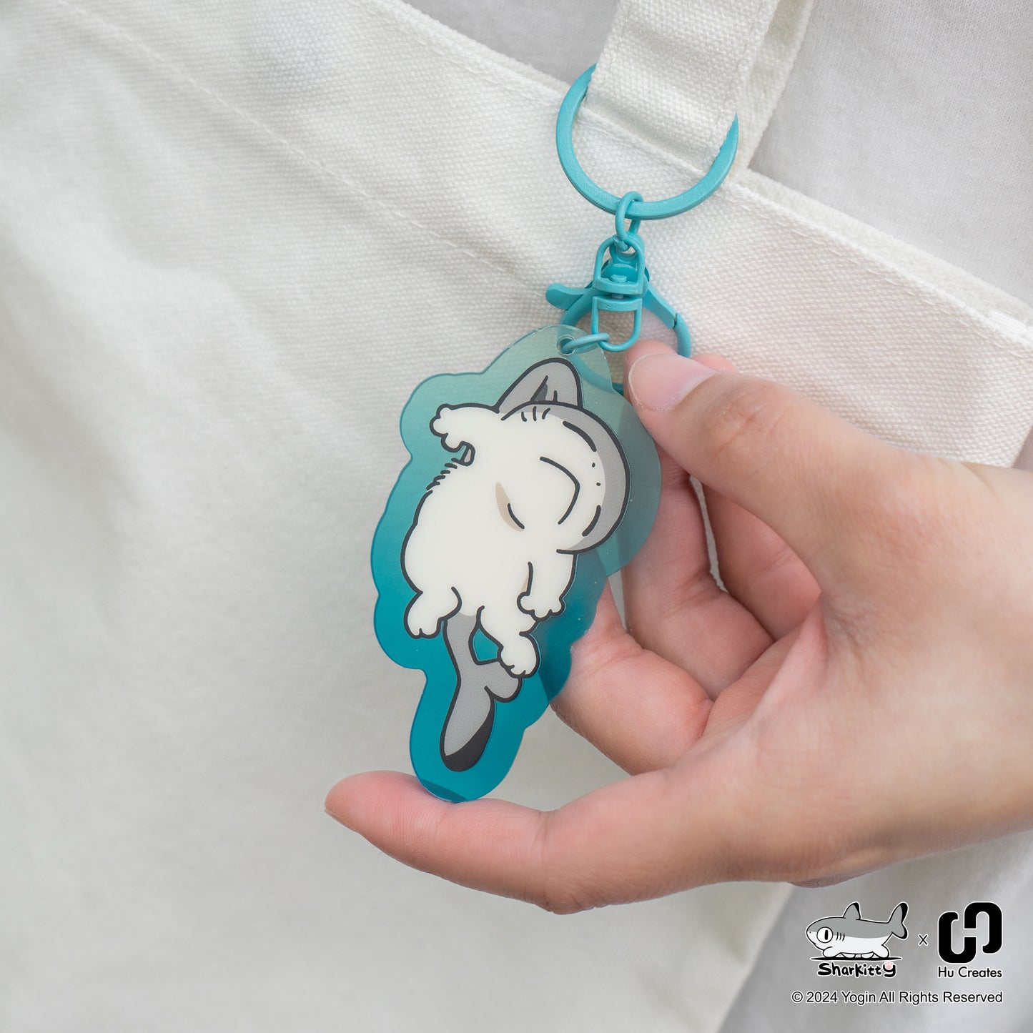 [New] Sharkitty Acrylic Key Chains - Gradient , Sharkitty