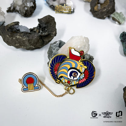 AARU Garden Egypt Gods Metal Enamel Pin