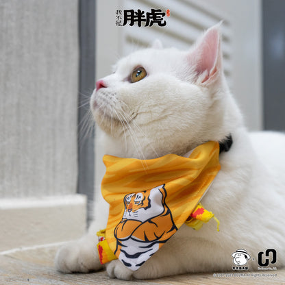 Fat Tiger - Joli foulard/collier pour animal de compagnie, bandana, 2 styles, Bu2ma