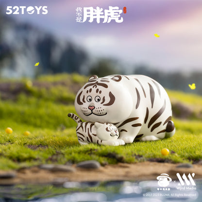 Fat Tiger Pang Hu &amp; Baby Série 2, boîte aveugle aléatoire, 6 modèles, Bu2ma x 52Toys