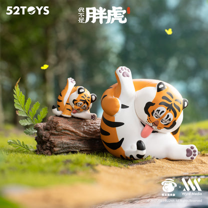 Fat Tiger Pang Hu &amp; Baby Série 2, boîte aveugle aléatoire, 6 modèles, Bu2ma x 52Toys