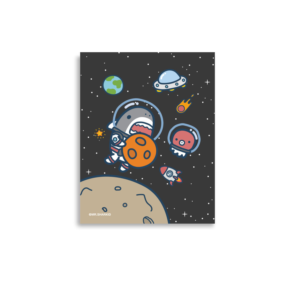 Space - Art Print, Mr.Shark