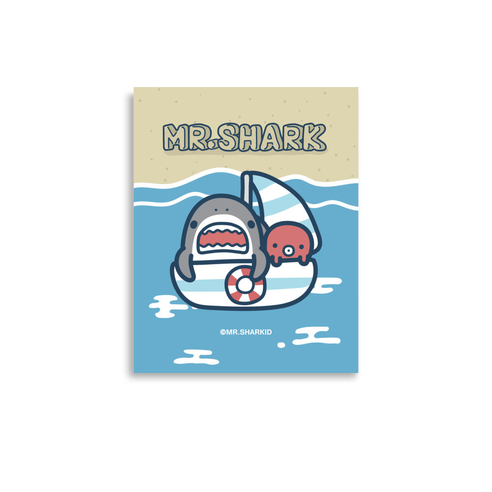 Summer - Art Print, Mr.Shark