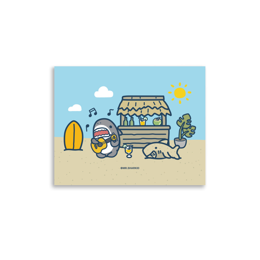 Beach - Art Print, Mr.Shark