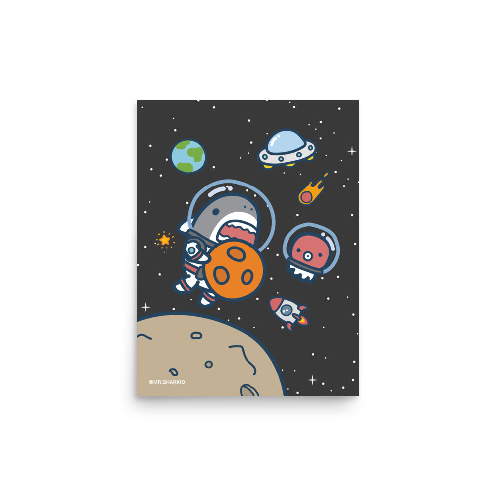 Space - Art Print, Mr.Shark