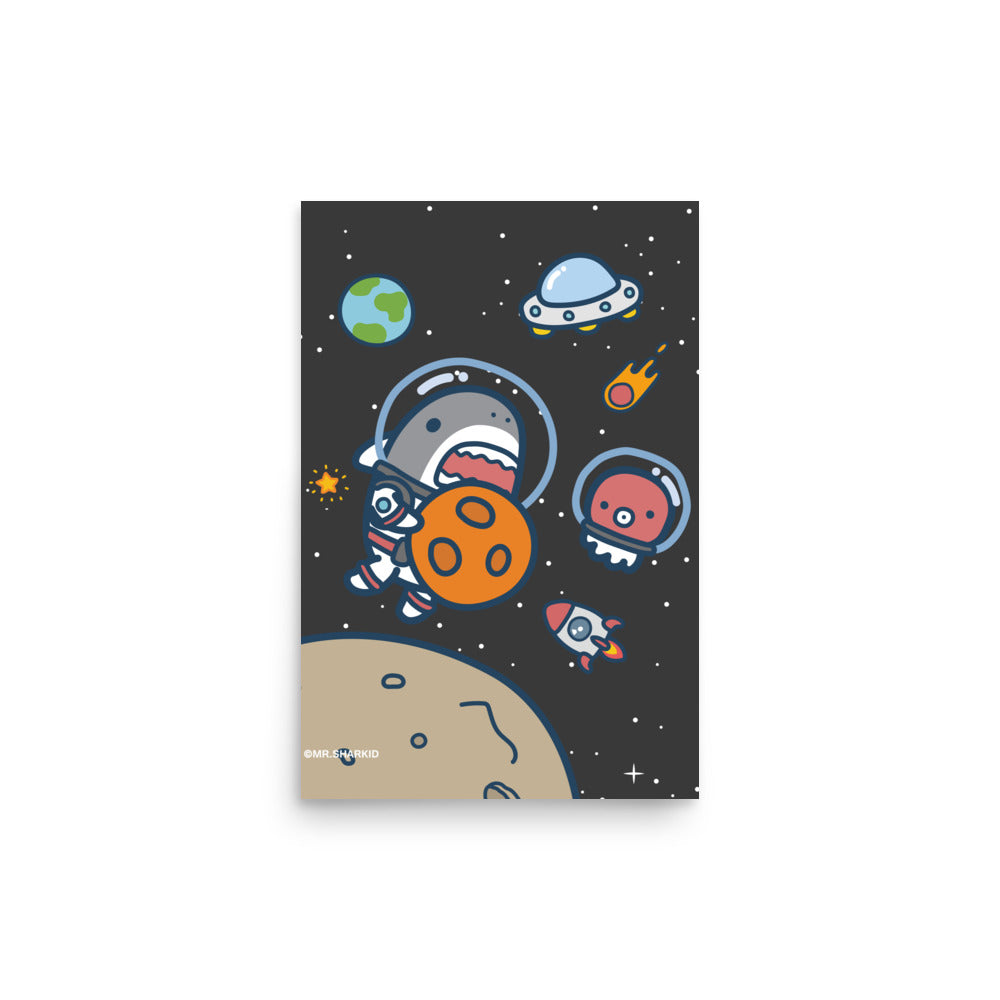 Space - Art Print, Mr.Shark