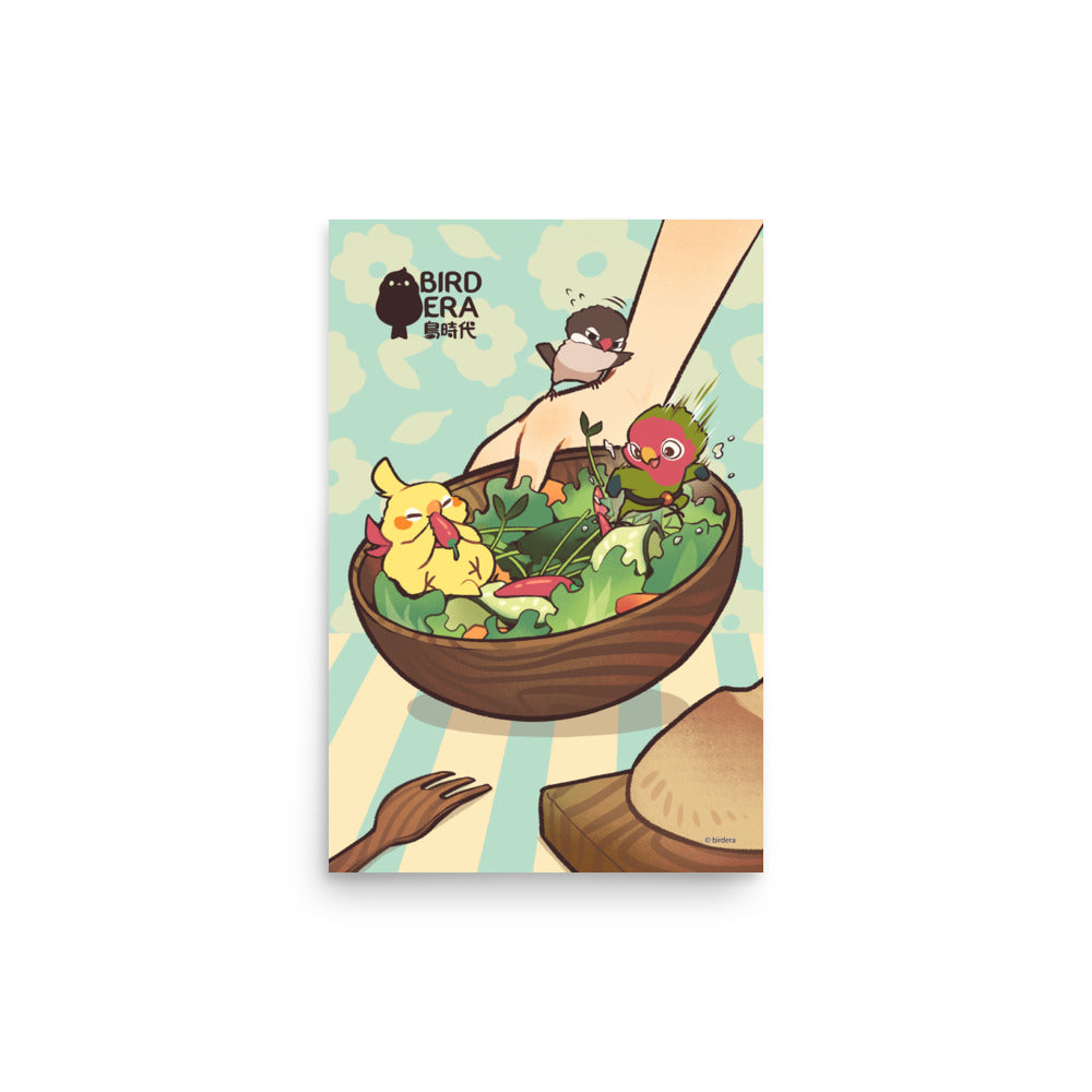 Salad - Art Print, BIRD ERA