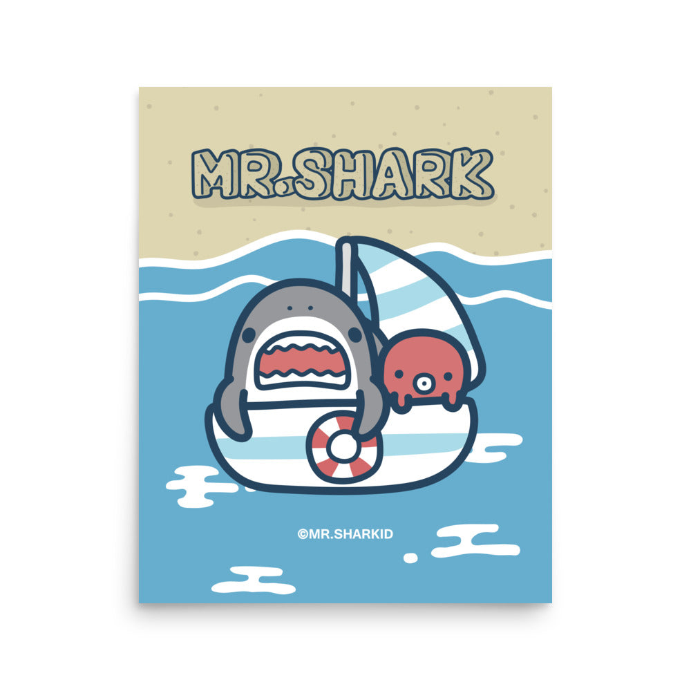 Summer - Art Print, Mr.Shark