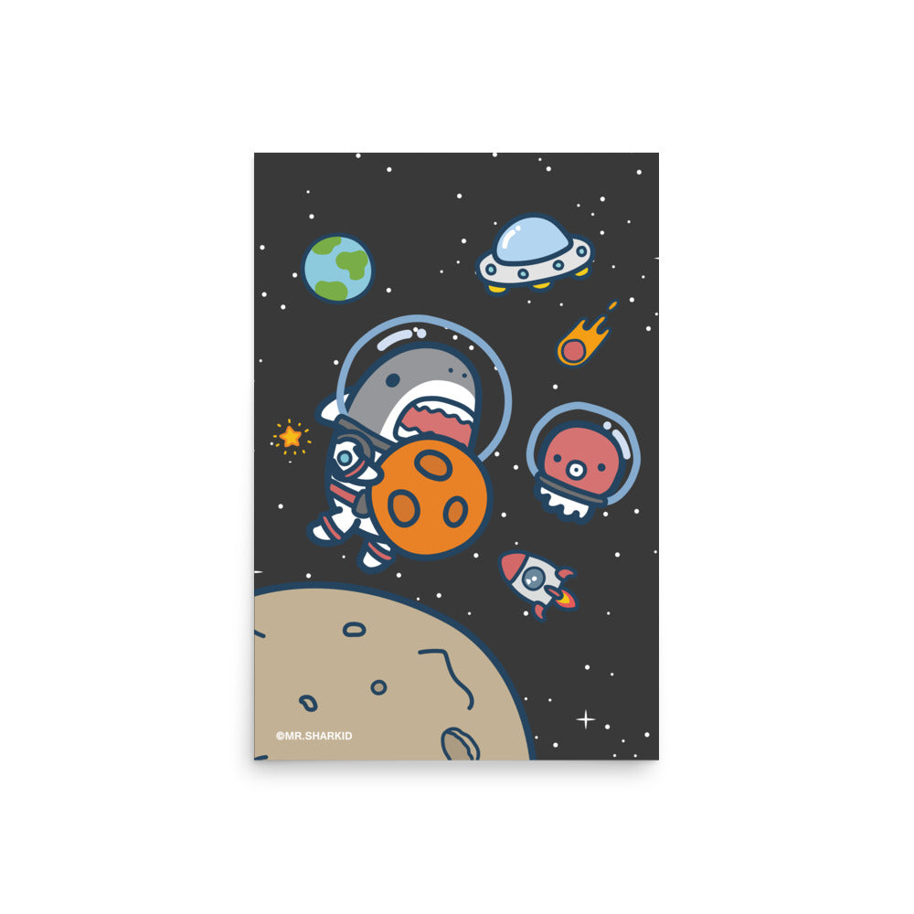 Space - Art Print, Mr.Shark