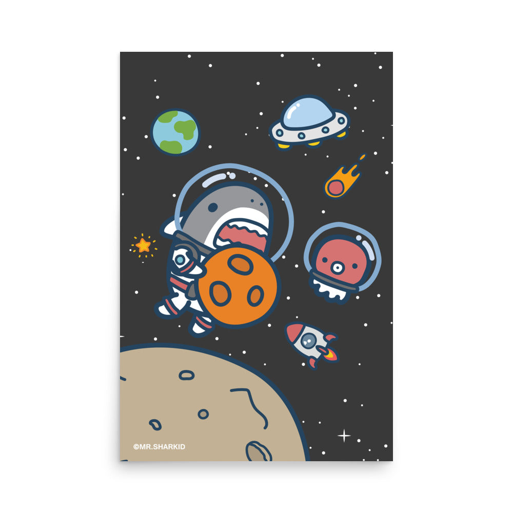 Space - Art Print, Mr.Shark