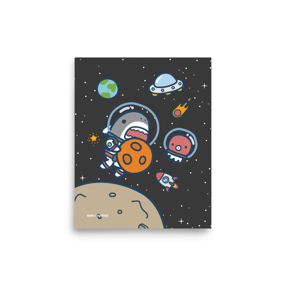 Space - Art Print, Mr.Shark