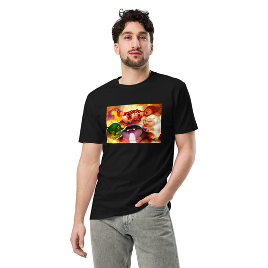 Chubby Monsters - T-shirt, JayRockArtist (Printful)