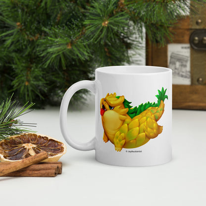 Pineapple Dragon - Mug, JayRockArtist (Printful)