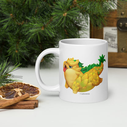 Pineapple Dragon - Mug, JayRockArtist (Printful)