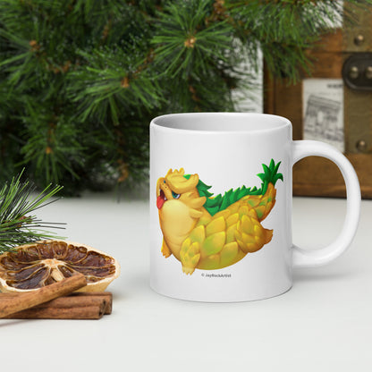 Pineapple Dragon - Mug, JayRockArtist (Printful)