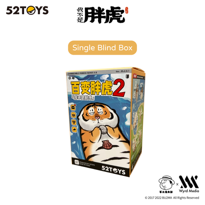 Fat Tiger (Panghu) Can Be Everything Series 2 , Random Blind Box, 6 Designs, Bu2ma x 52Toys