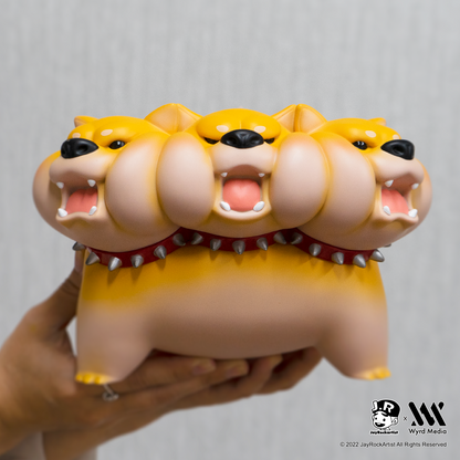 Grande figurine DoReMi Shiba Inu, série Chubby Monsters, Jayrock