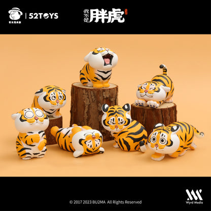 Série quotidienne Xiaohu, petit tigre de Fat Tiger, boîte aveugle aléatoire, 6 modèles, Bu2ma x 52Toys