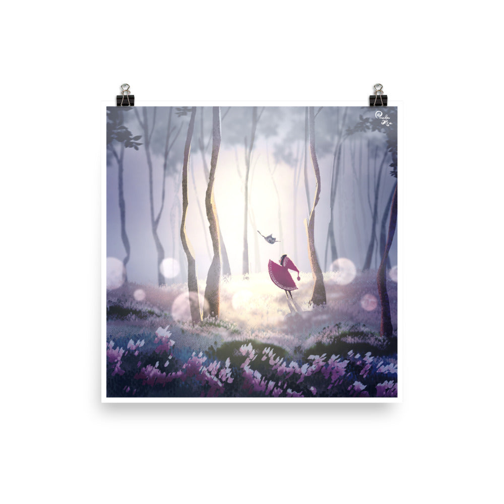 Misty Forest - Art Print, Paula Hsu