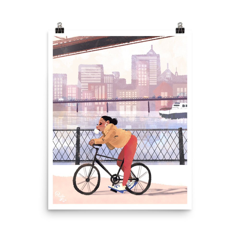 Bike - Art Print, Paula Hsu