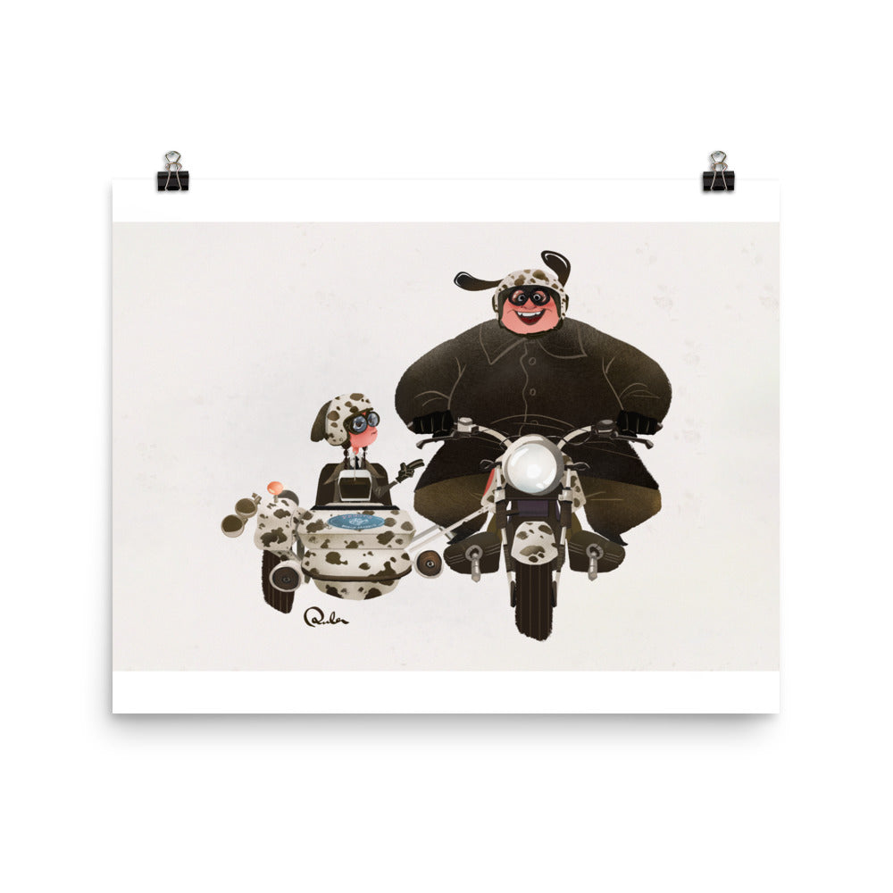 Uncle Fester - Art Print, Paula Hsu