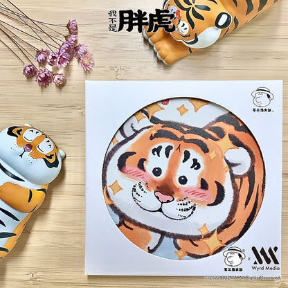 Fat Tiger and Cub 陶瓷杯墊，3 種款式，Bu2ma