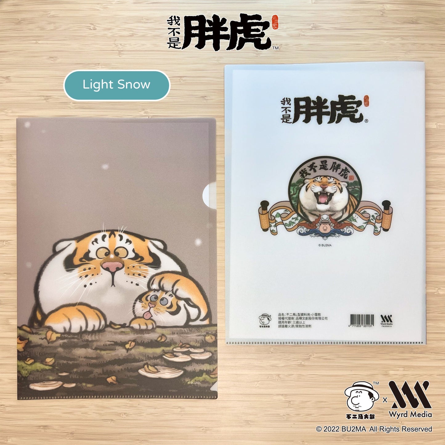 Fat Tiger A4 Plastic File Folder, 10 Styles, Bu2ma