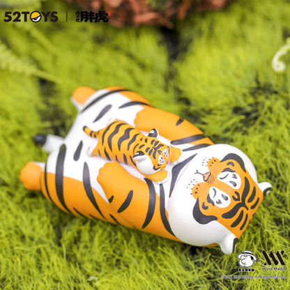 Série Fat Tiger Pang Hu &amp; Baby, boîte aveugle aléatoire, 8 modèles, Bu2ma x 52Toys