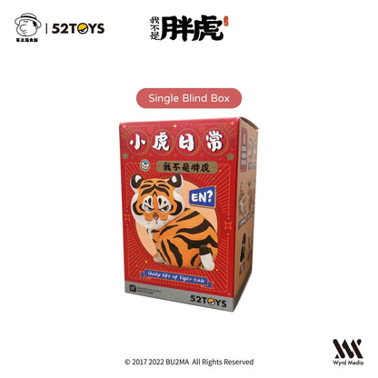 Fat Tiger's Tiger Cub Xiaohu Daily series , Random Blind Box, 6 Designs, Bu2ma x 52Toys